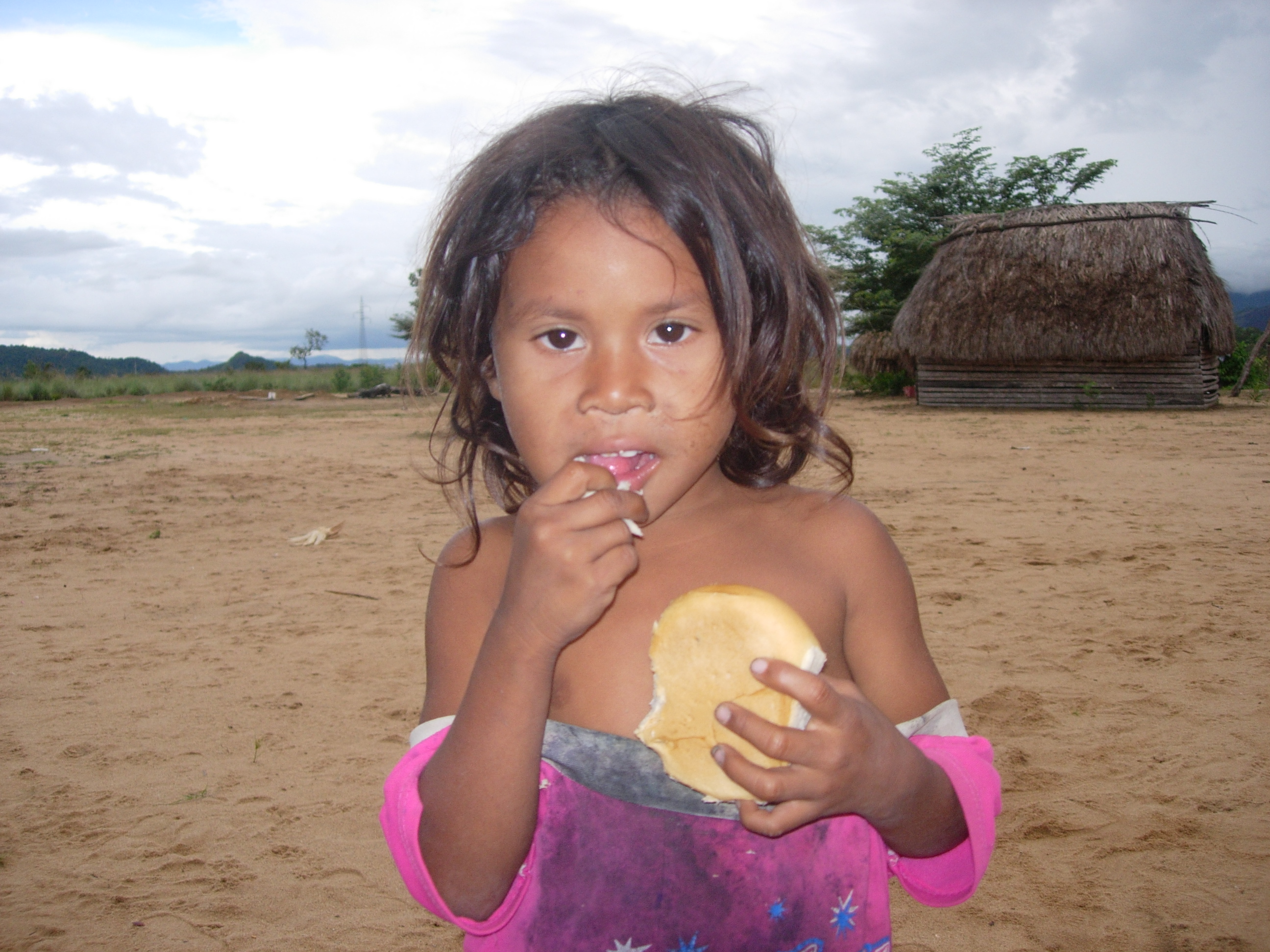 Niña de la comunidad indígena Morichal Verde (Piliguaos-Venezuela)