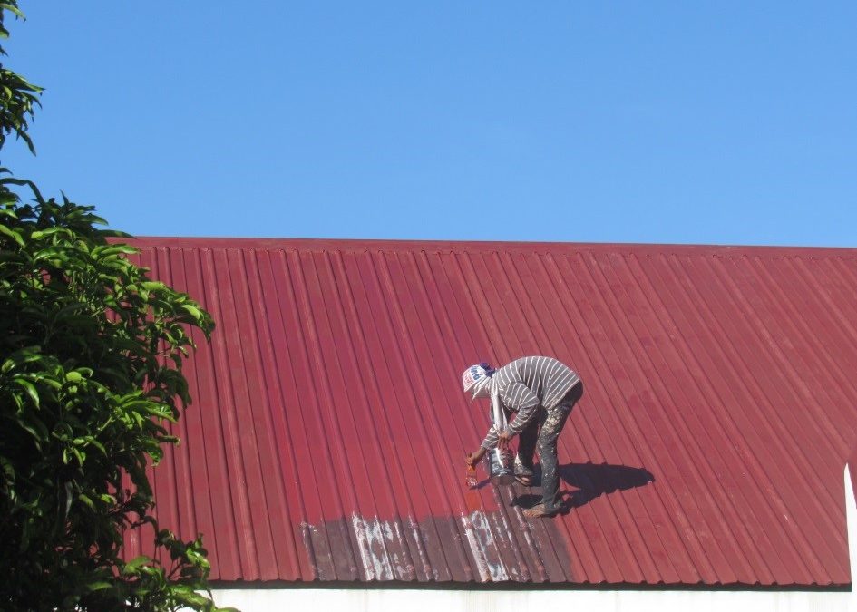 Rehabilitación del tejado en el «Saint Carmen Sallés School»